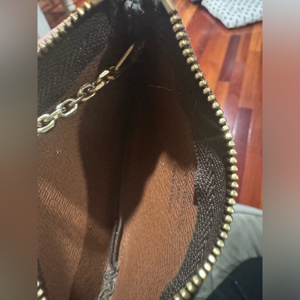 Louis Vuitton Monogram Coin Pouch in Brown and Tan - Picture 6 of 8